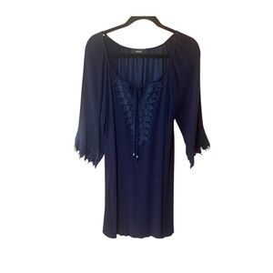 Naif‎ Crochet Detail Shift Dress